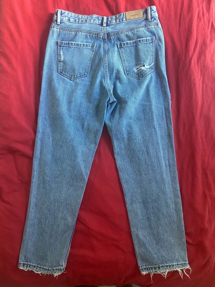Jean mom à trous - photo numéro 2