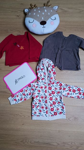 Lot 3 gilets 18 mois