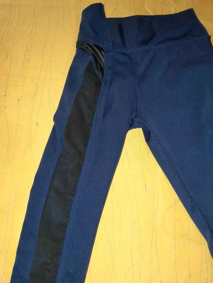 Leggings sexy ajouré femme bleu marine S - photo numéro 5