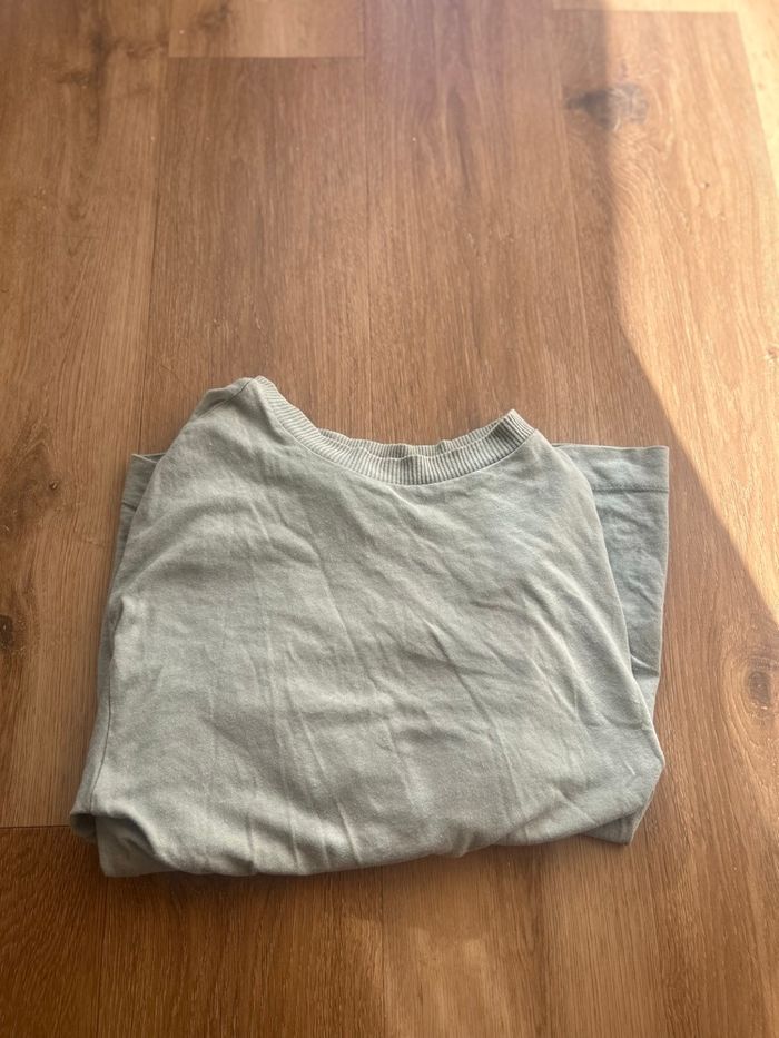 T-shirt vert collusion oversize - photo numéro 5