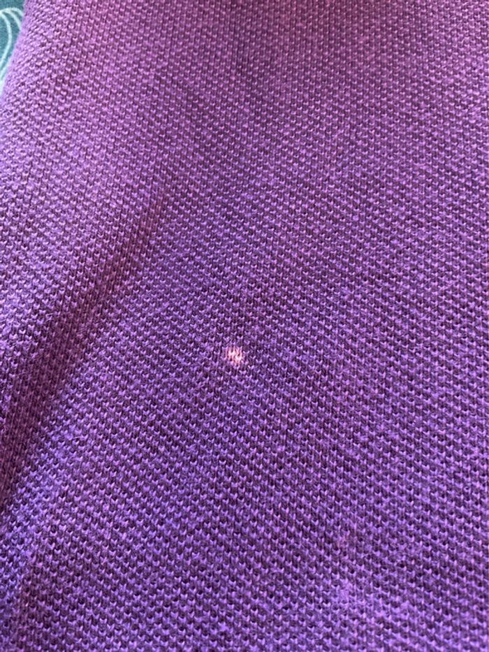 Polo violet pour homme Tommy Hilfiger taille M 020 - photo numéro 4