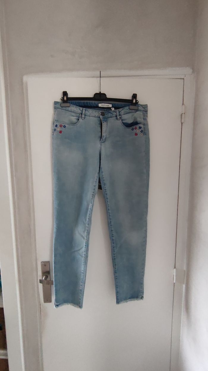 Pantalon jeans 👖 femme taille 42 marque  NAf Naf - photo numéro 4