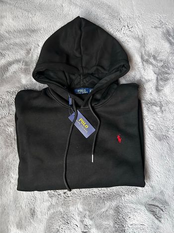 Sweat à capuche Ralph Lauren noir