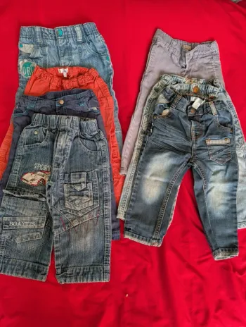 Lot pantalons et salopettes 18 mois
