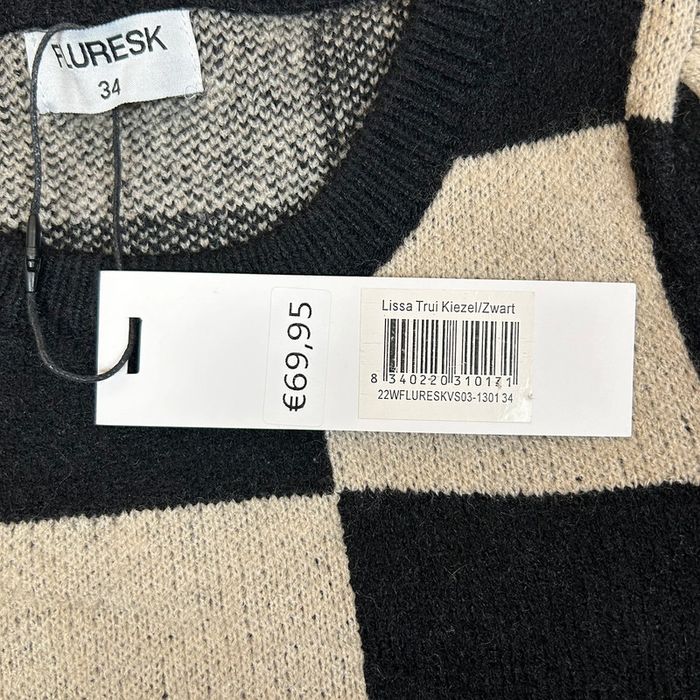 Pull Lissa Trui Kiezell – Noir et Gris à Carreaux by Fluresk - photo numéro 15