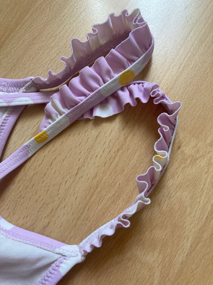 maillot de bain 1 pièce imprimé marguerites taille 7/8 ans - photo numéro 4