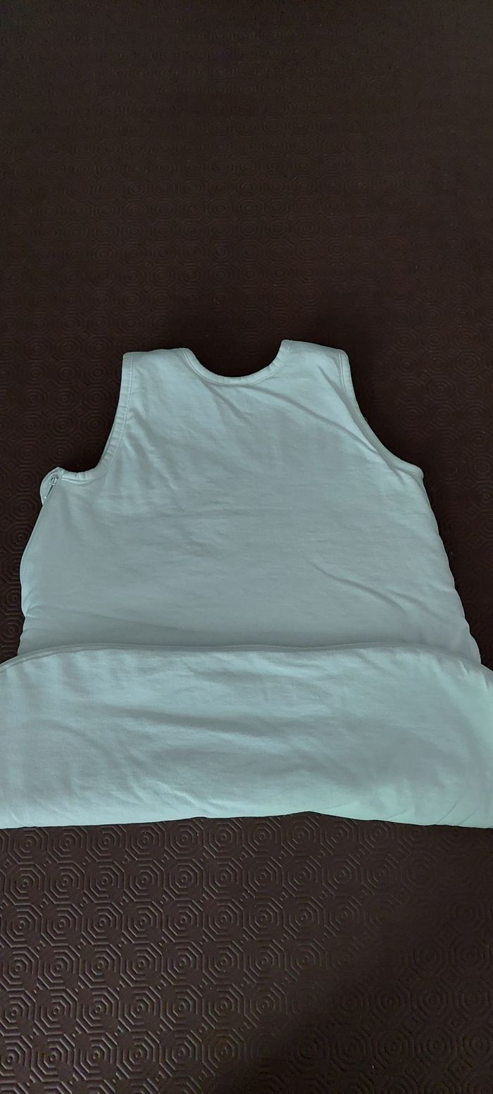 Belle gigoteuse/turbulette sans manches Kiabi 0-6 mois blanche excellent état - photo numéro 4