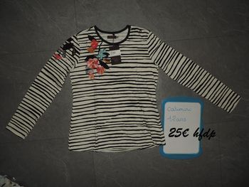 tee shirt catimini 12 ans neuf