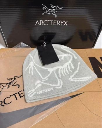 Bonnet arc’teryx gris et blanc