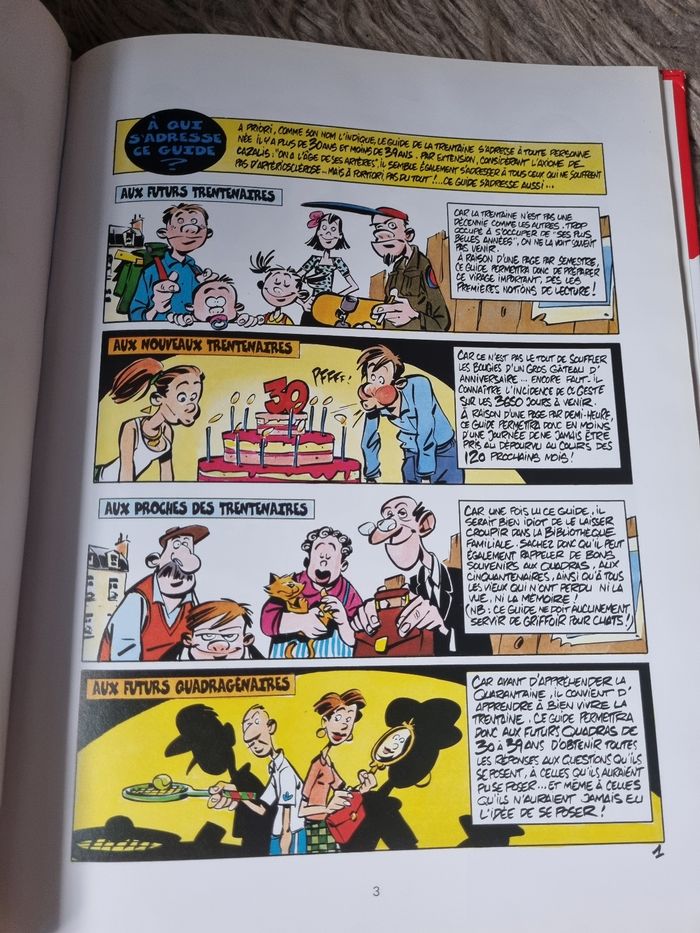 Livre BD humoristique (Le Guide de la Trentaine) - photo numéro 5