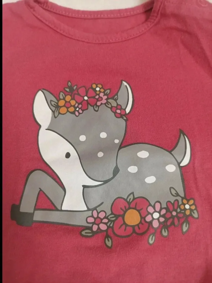 Tee-shirt manches longues neuf Fashion Private Company fille 12 mois - photo numéro 2