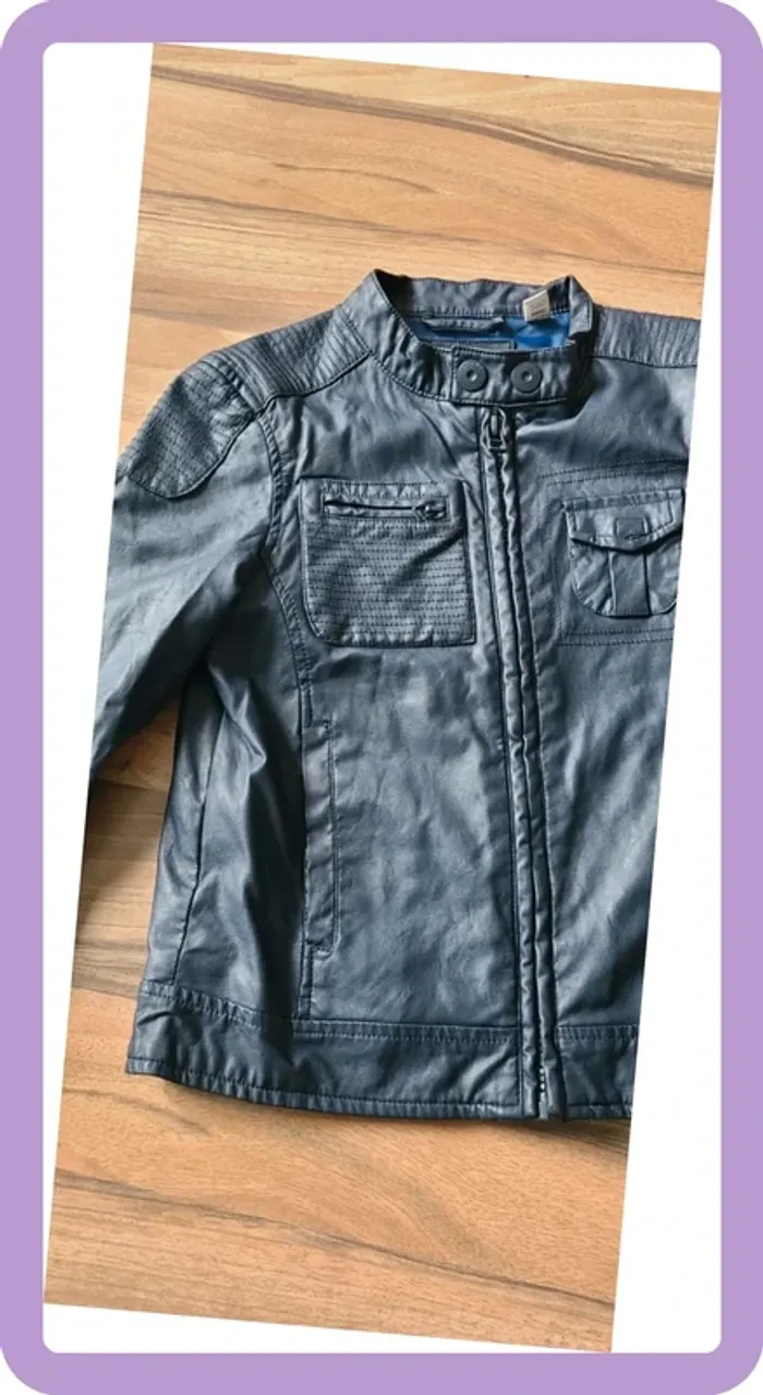 Veste simili Okaidi 8 ans bleu marine - photo numéro 7