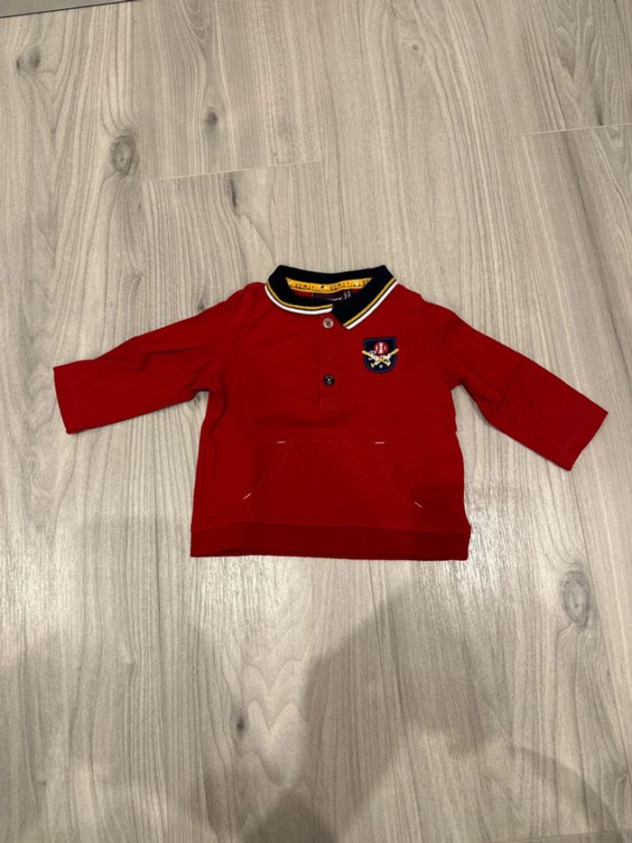 Lot de 3 polos sergent major 6 mois très bon état - photo numéro 2