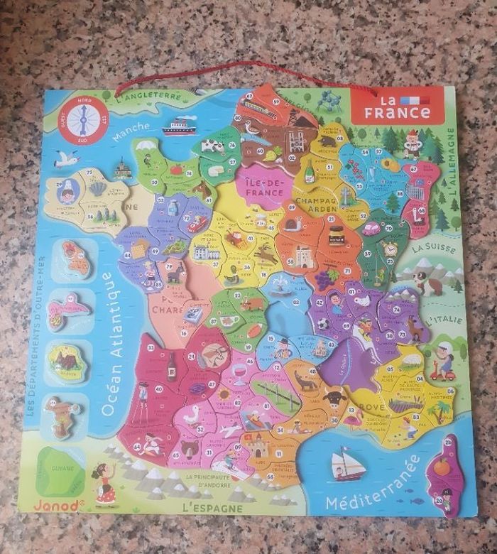 Carte de France puzzle