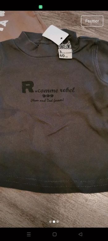 T shirt tao 3 mois