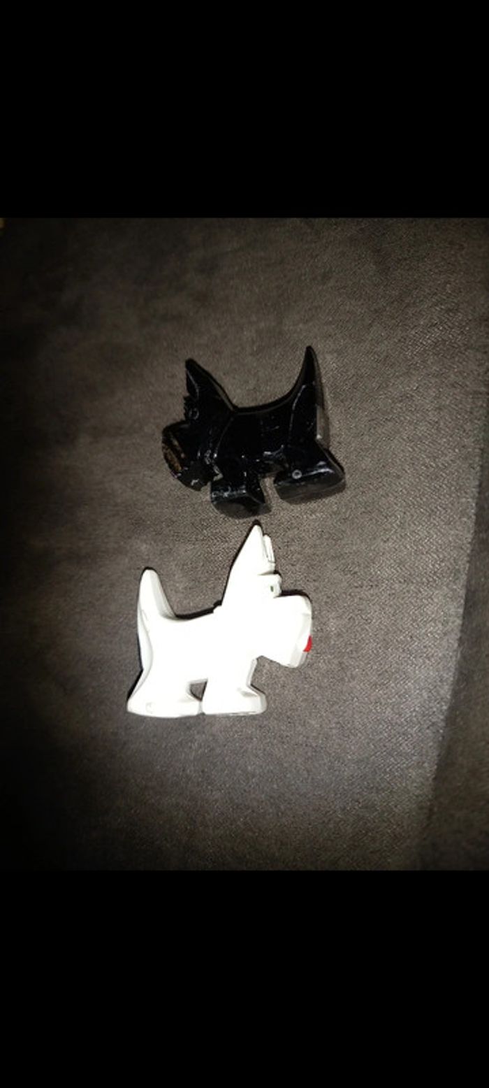 Scottish terrier black & withe aimant magnet