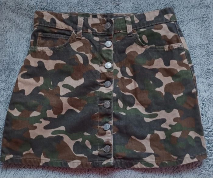 Jupe en Jean Femme Imprimée Militaire 🤎🌻