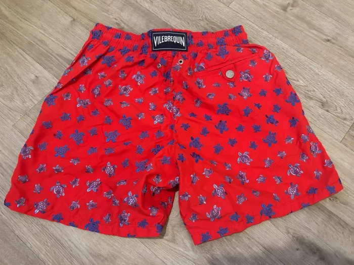 Vilebrequin, short de bain homme rouge, neuf avec étiquette taille M - photo numéro 5