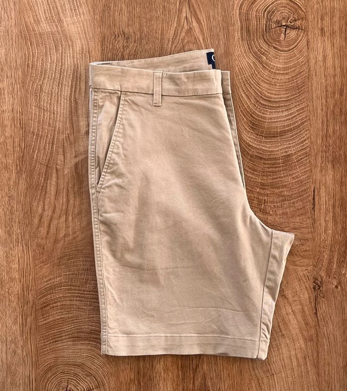 Short chino beige CHAPS pour homme, taille W 33 (42 taille française) - photo numéro 4