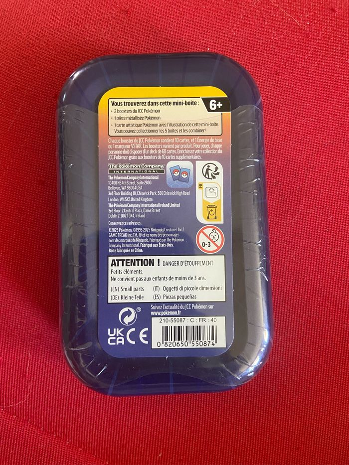 Mini tin Pokemon pouvoir de kanto dracoloss Fr scellé - photo numéro 2