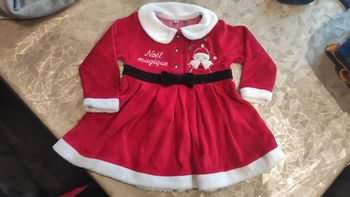 Robe Noël bébé fille 18 mois
