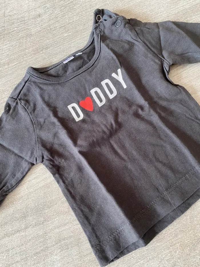 T-shirt à manche longue bébé - 3 mois, toute saison. - photo numéro 2