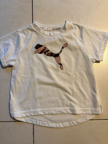 Tee shirt puma blanc