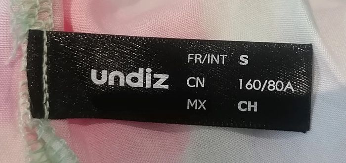 Kimono imprimé floral blanc rose Taille S Undiz - photo numéro 12