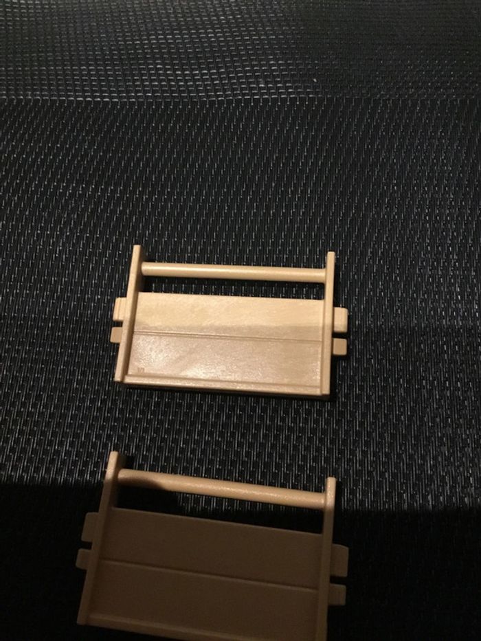 Playmobil lot 2 petites barrières palissades extension enclos pièces détachées ferme - photo numéro 3