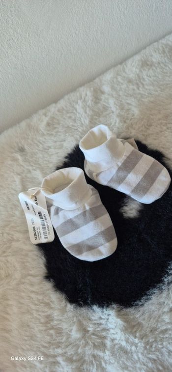 Chausson bébé en pur coton