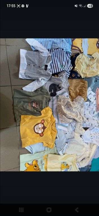 Lot vêtements 6 mois