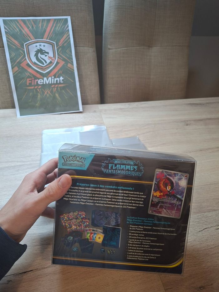 Lot x20 Protection ETB Pokémon Firemint – Accessoire Collection - photo numéro 3