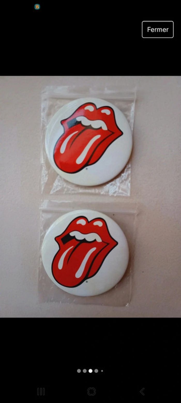 Lot badges The Rolling Stones - photo numéro 7