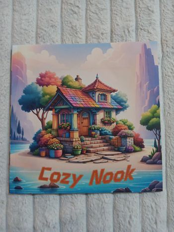 Livre de coloriage Cozy Nook  – Coloriage détente pour enfants ou adultes