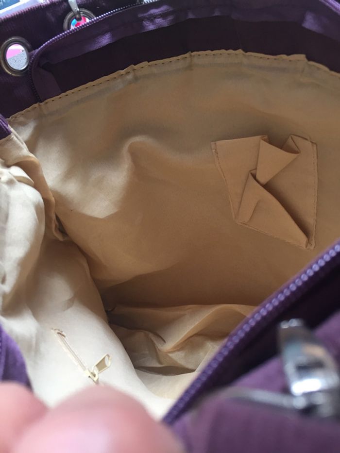 Sac Velours Neuf Ludivine Violet - photo numéro 5