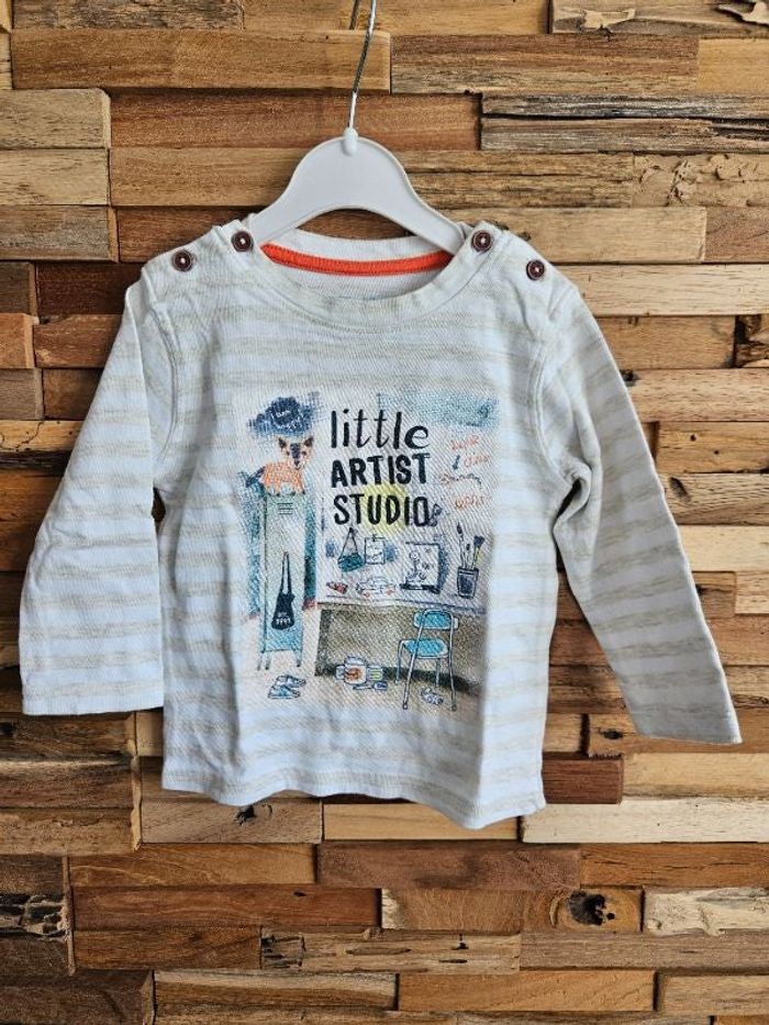 Tee shirt manches longues garçon 12mois