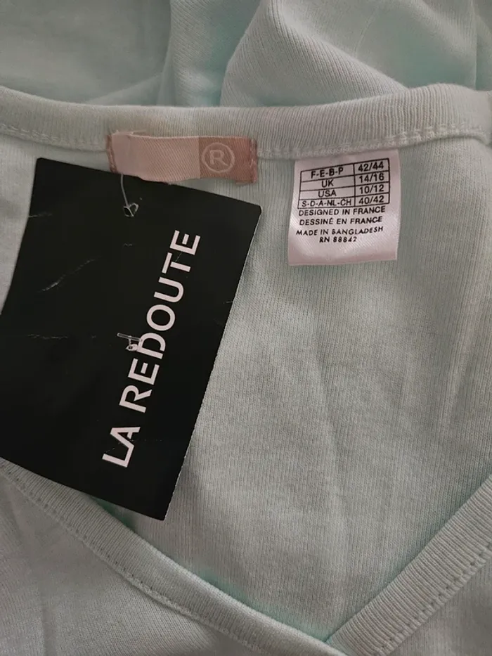 Haut vert amande La Redoute Taille 42/44 Neuf - photo numéro 4