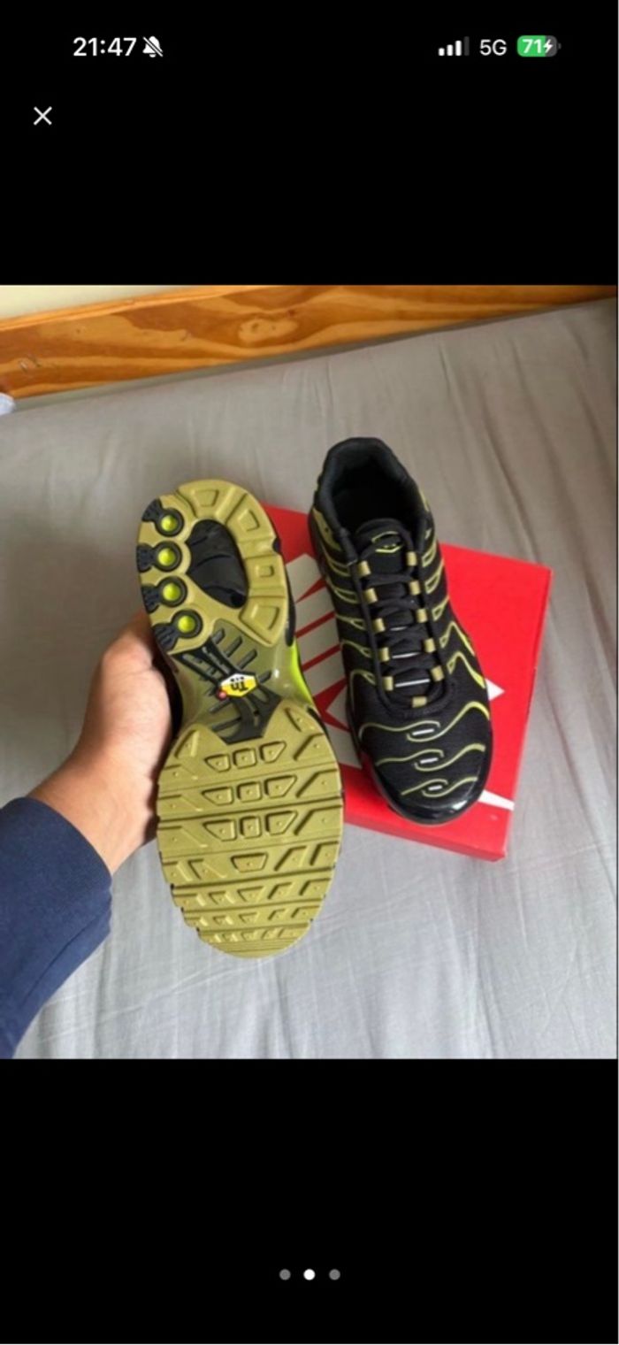 Nike tn noir vert fluo 36 - photo numéro 2