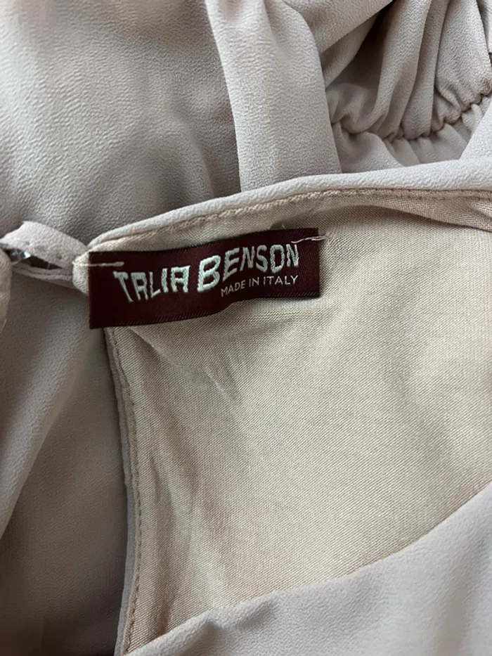Robe patineuse à volants rose pale Talia Benson - photo numéro 6