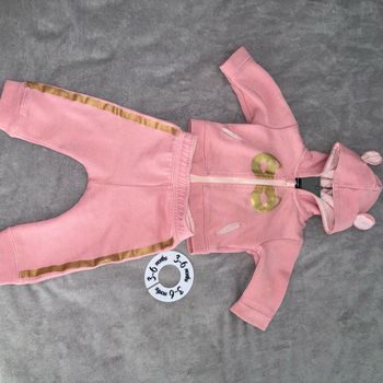 Ensemble veste et pantalon bébé fille 3 mois