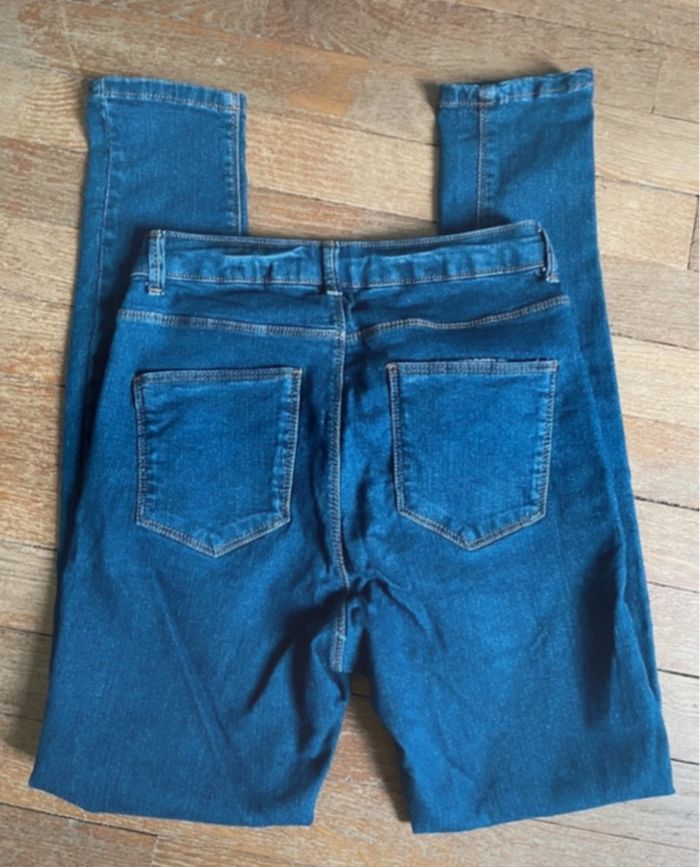 pantalon skinny bleu - photo numéro 2