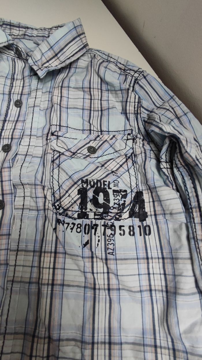 Lot chemise à carreaux bleu - photo numéro 6