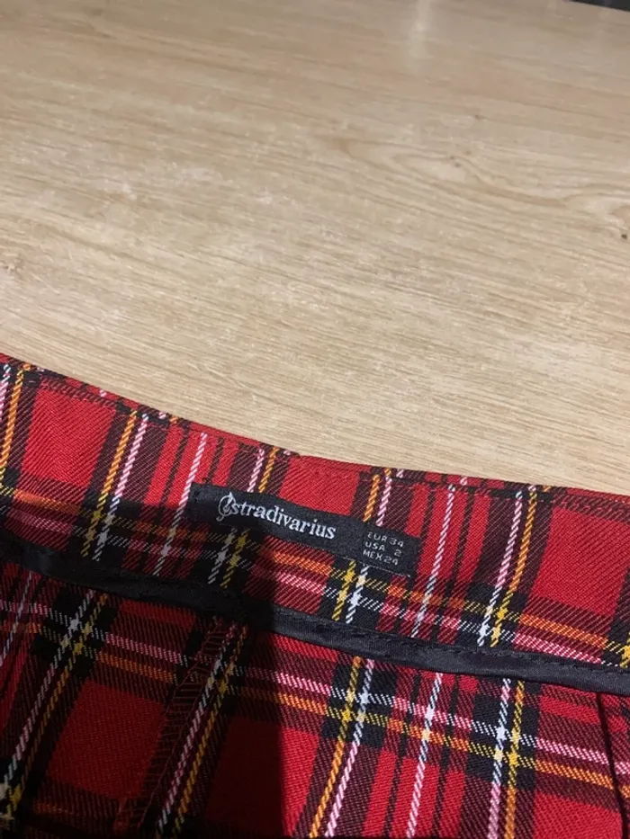 Jupe tartan Stradivarius - Taille 34 - photo numéro 2
