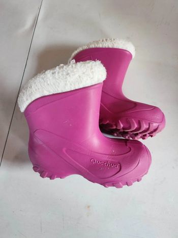 Bottes caoutchouc moumoute fille