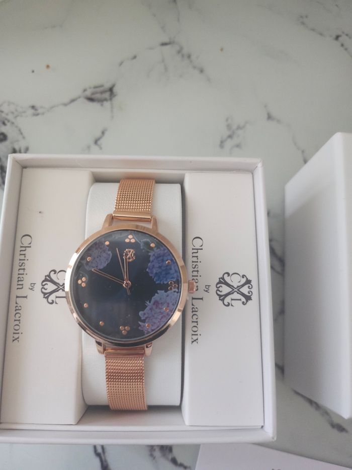 Montre quartz alliage doré rose - photo numéro 4