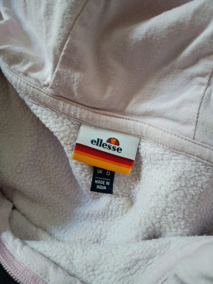 Mini sweat à capuche court ellesse taille 36 - photo numéro 5