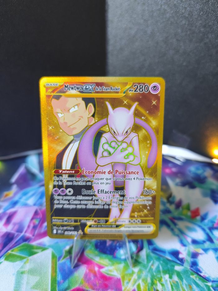 Carte pokémon neuve 🇨🇵 MewTwo Ex de la team rocket 240/182 Rivalités Destinées - photo numéro 2