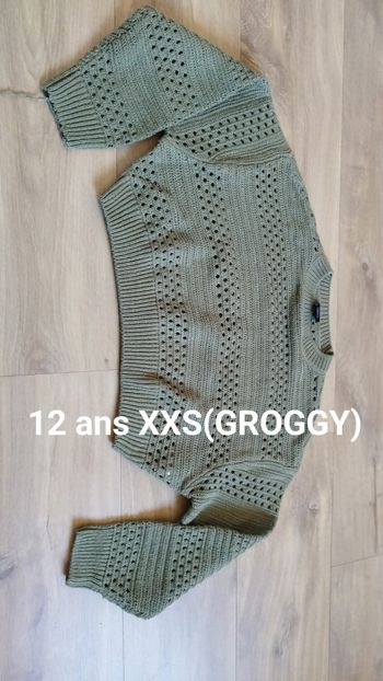 Pull fille XXS taille 12 ans