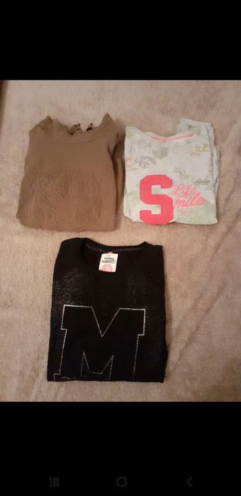 Lot de 3 sweat