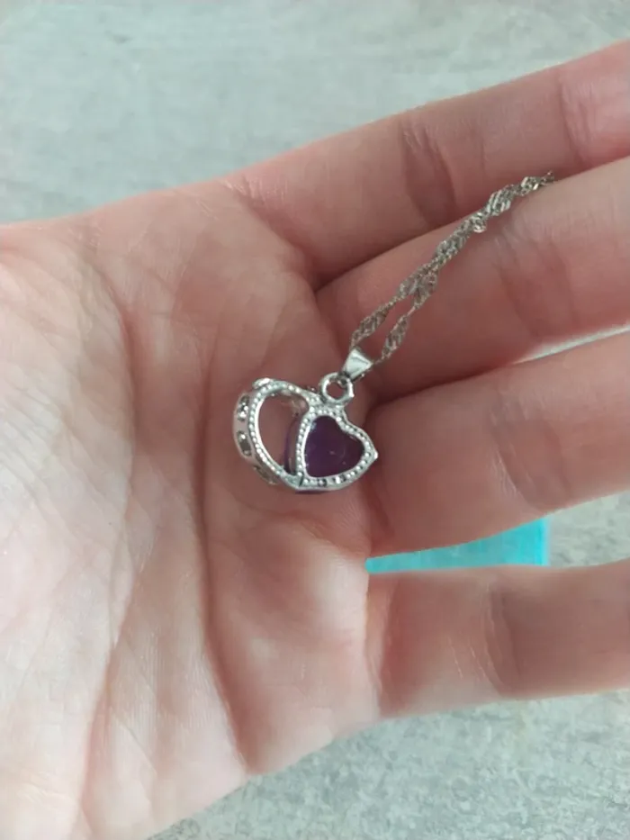 Pendentif duo de coeur - photo numéro 3